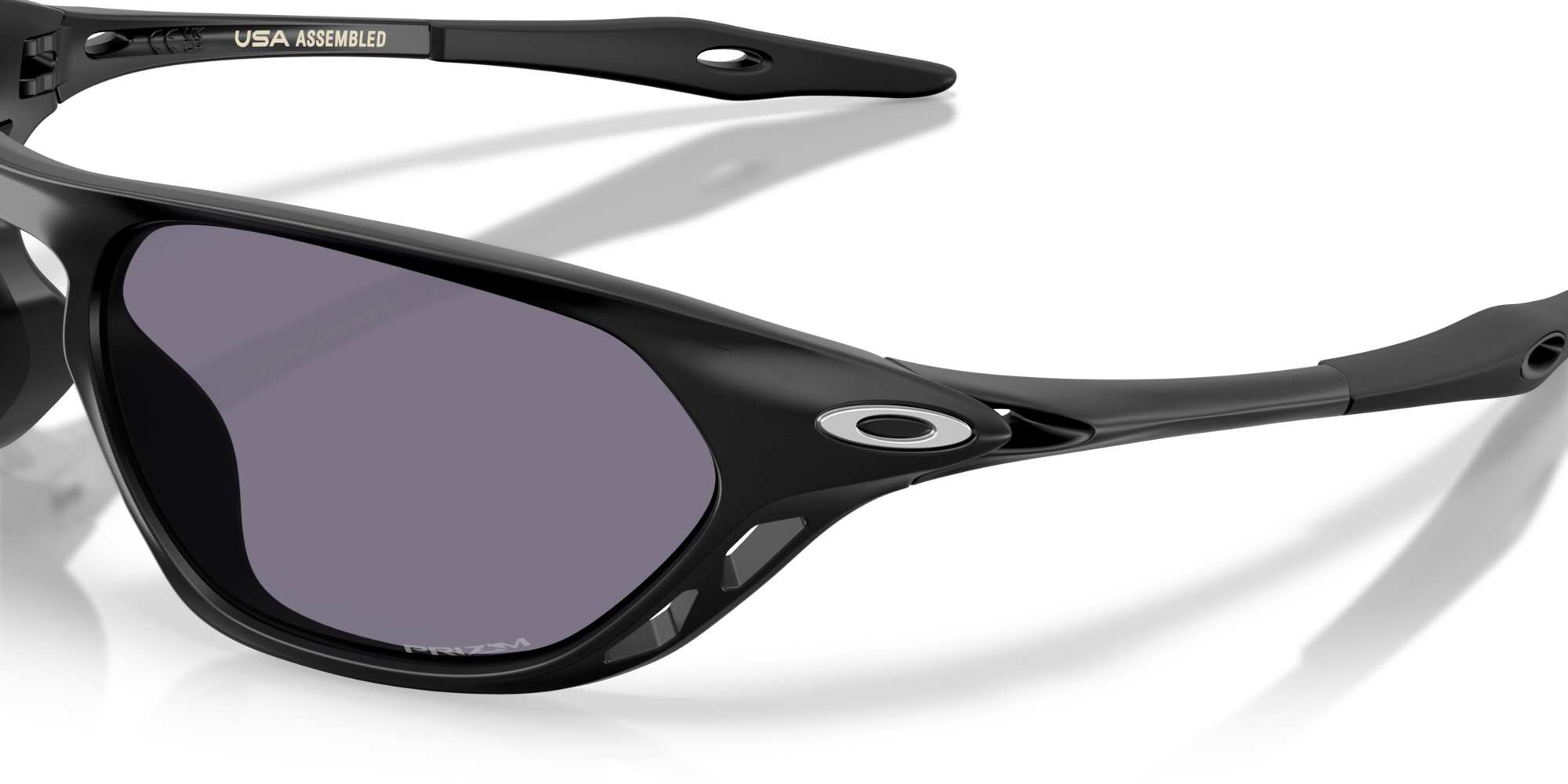 Oakley Okulary przeciwsłoneczne CAGE JACKET Matte Black/Prizm Grey OO9537-01