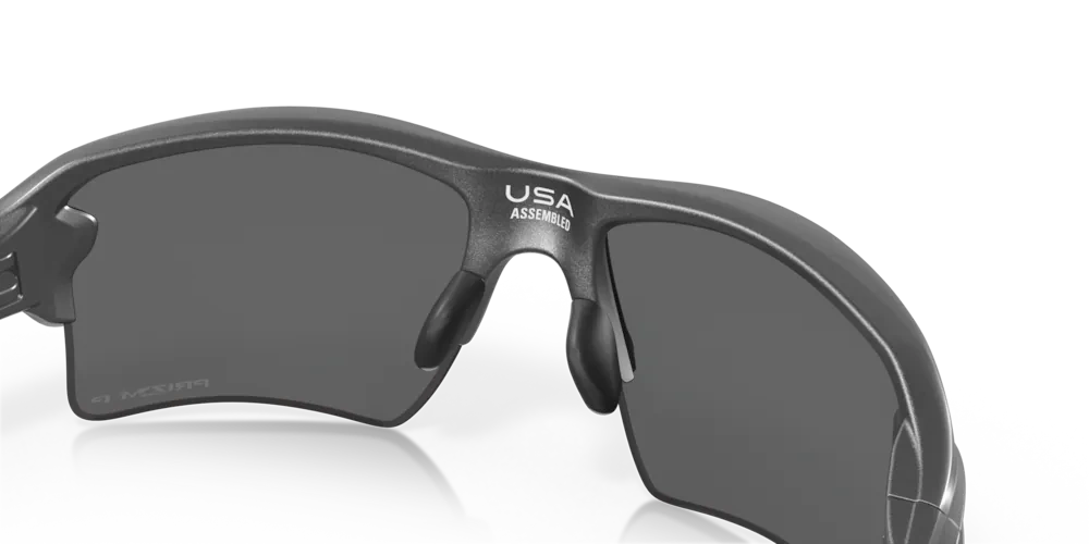 Oakley Okulary przeciwsłoneczne FLAK 2.0 XL Steel/Prizm Black Polarized OO9188-F8
