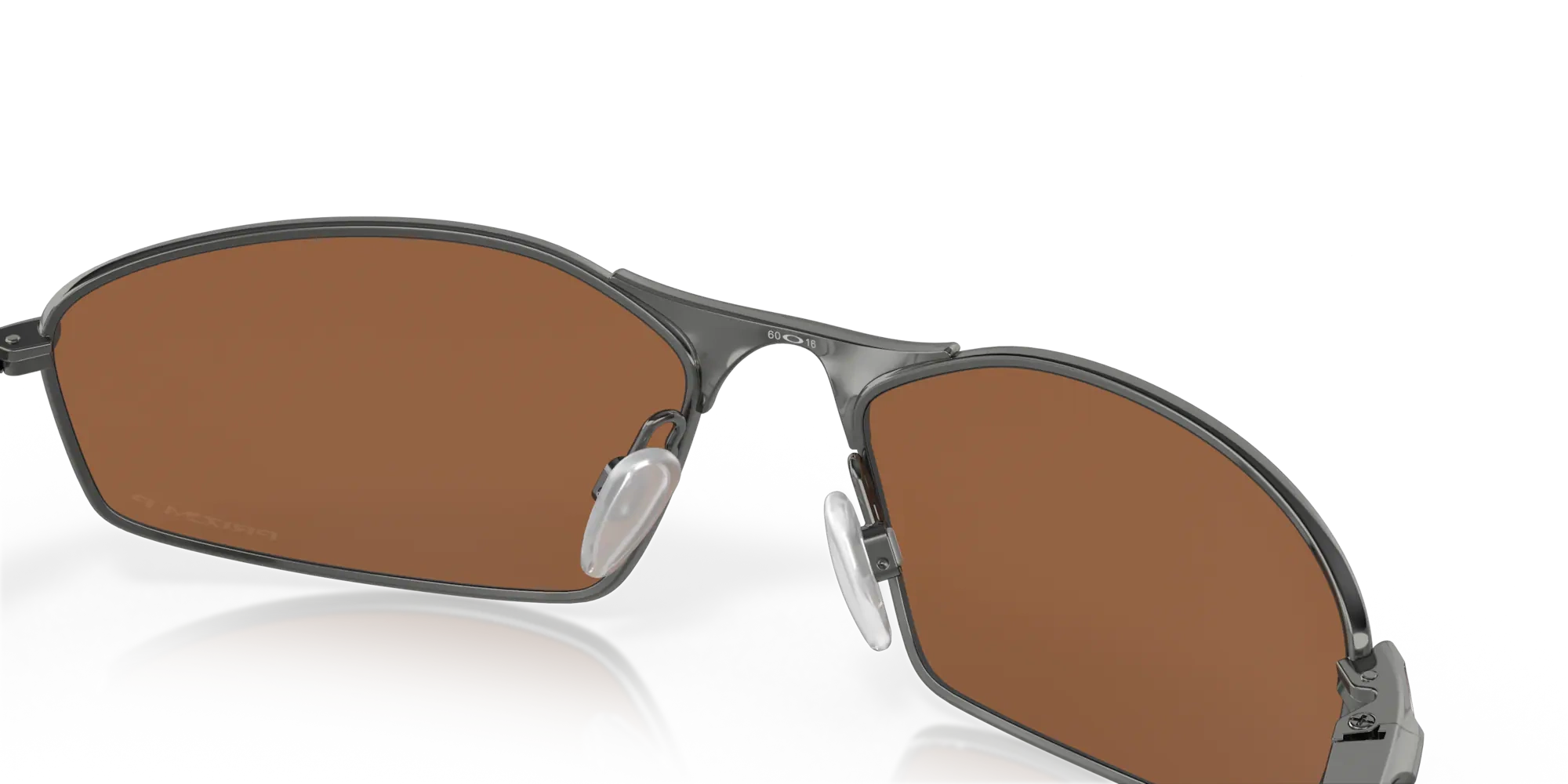 Oakley Okulary przeciwsłoneczne WHISKER Tungsten/Prizm Tungsten Polarized OO4141-05