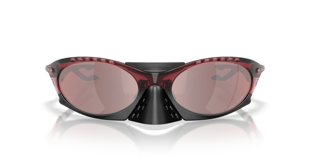 Oakley Okulary przeciwsłoneczne PLANTARIS Transparent Iron Red/Prizm Snow Black Iridium OO9437-16