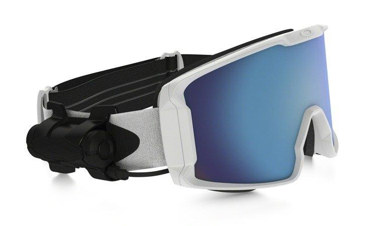 Gogle Oakley LINE MINER Matte White/Prizm Inferno Sapphire Iridium OO7070-19