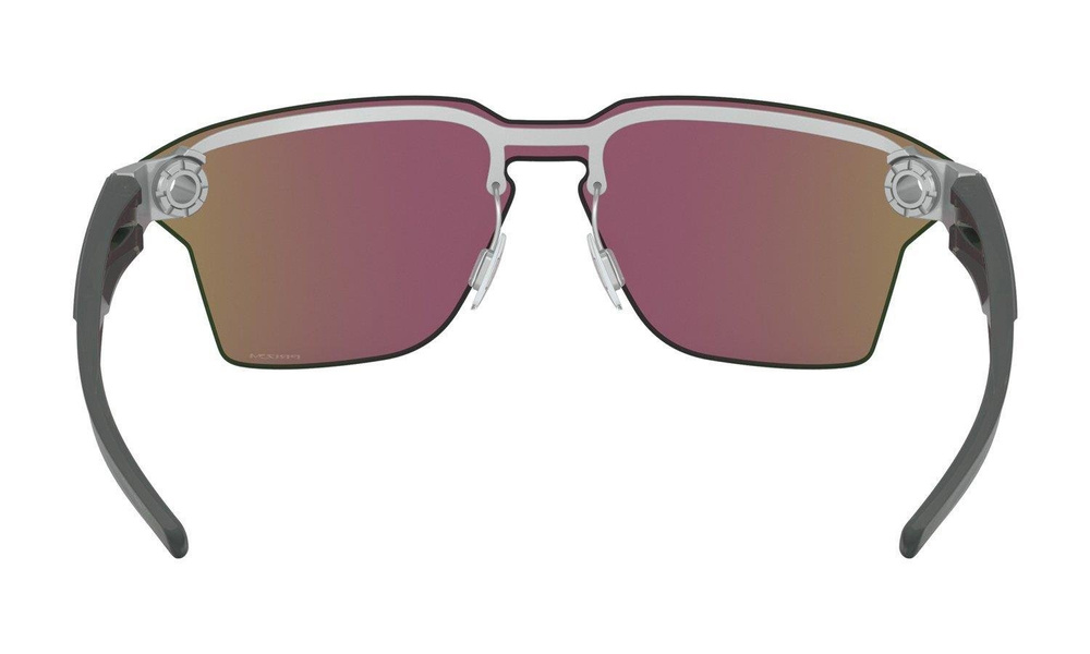 Oakley Sunglasses LUGPLATE Satin Chrome/Prizm Sapphire OO4139-03