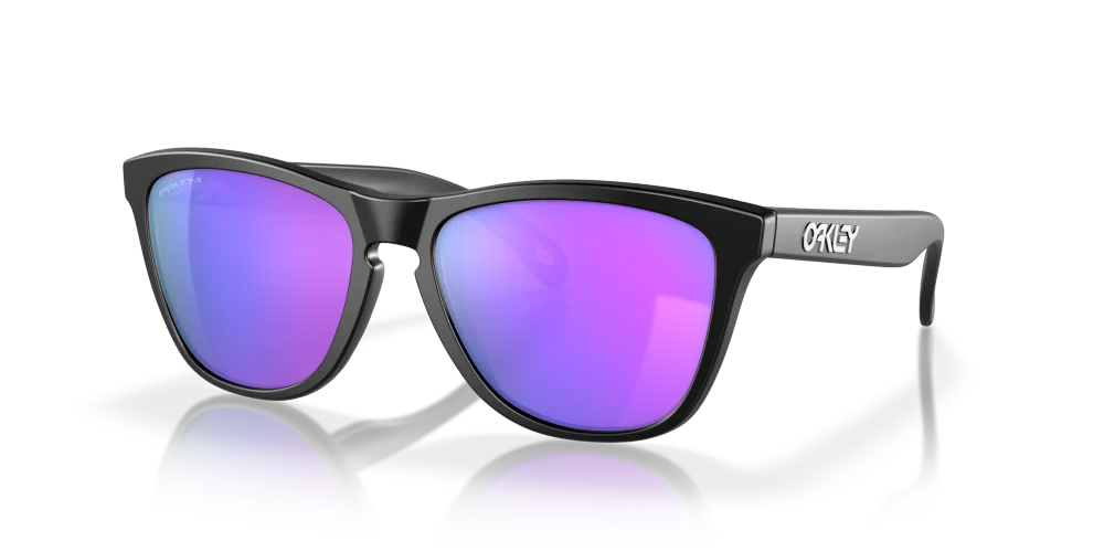 Oakley Okulary przeciwsłoneczne FROGSKINS Matte Black/Prizm Violet OO9013-H6