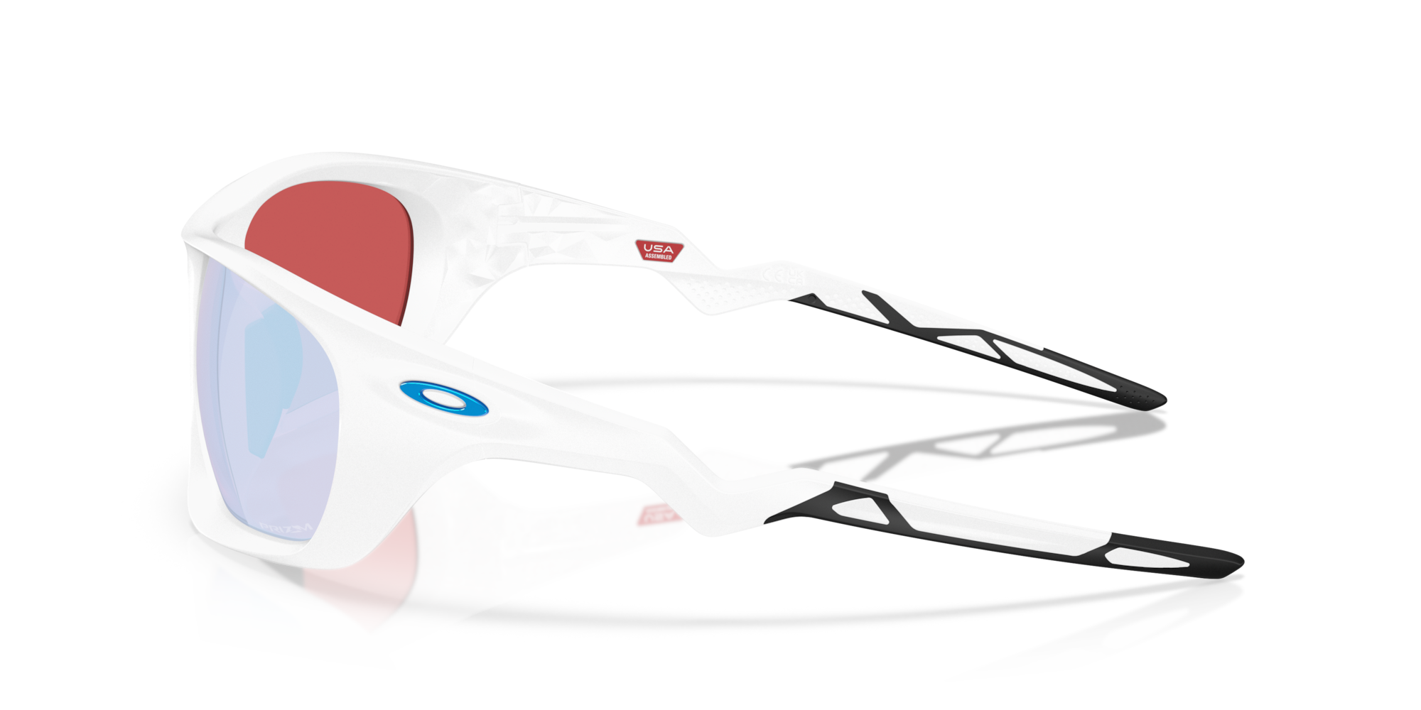 Oakley Okulary przeciwsłoneczne LATERALIS Matte White/Prizm Snow Sapphire OO9431-09