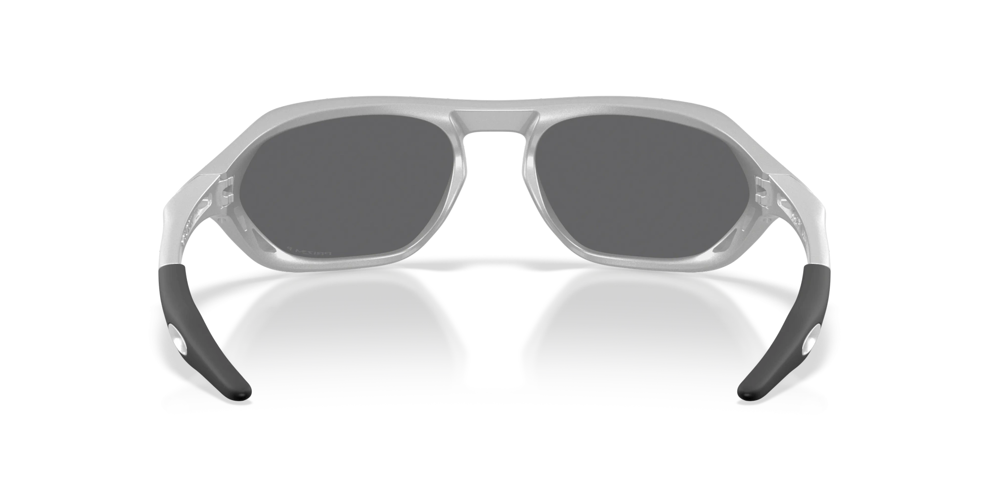 Oakley Okulary przeciwsłoneczne CAGE JACKET X Silver/Prizm Black Polarized OO9537-09