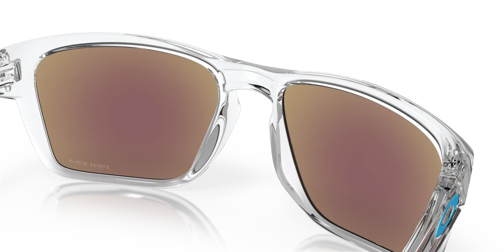 Oakley Sunglasses Sylas Polished Clear, Prizm Sapphire OO9448-04