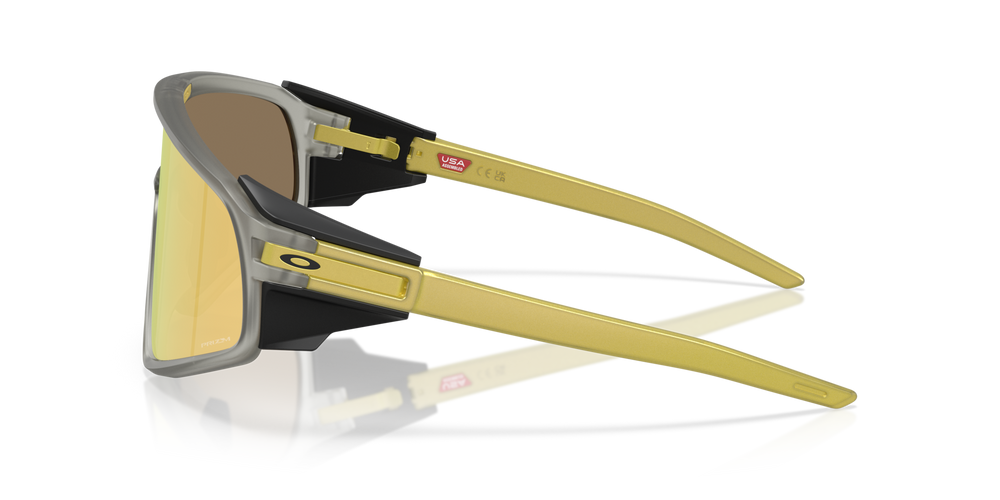 Oakley Okulary przeciwsłoneczne Latch Panel Matte Grey Ink / Prizm 24k OO9404-24