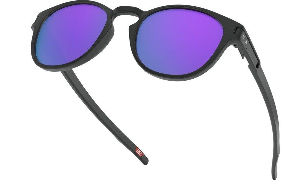 Oakley Sunglasses LATCH Matte Black/Prizm Violet OO9265-55