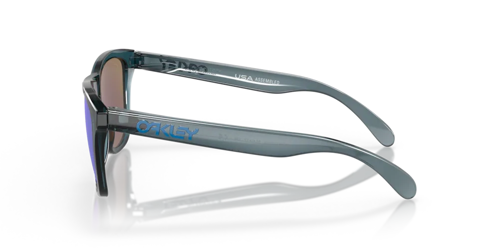 Oakley Sunglasses  FROGSKINS Crystal Black / Prizm Sapphire Polarized OO9013-F6