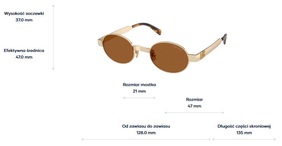 Miu Miu Okulary przeciwsłoneczne MU B51S-22M20V