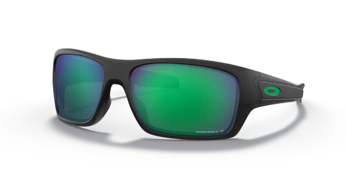 Oakley Sunglasses TURBINE Matte Black/Prizm Jade Polarized  OO9263-45