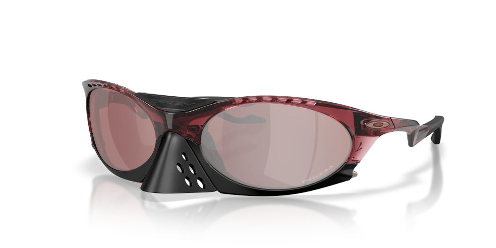 Oakley Okulary przeciwsłoneczne PLANTARIS Transparent Iron Red/Prizm Snow Black Iridium OO9437-16