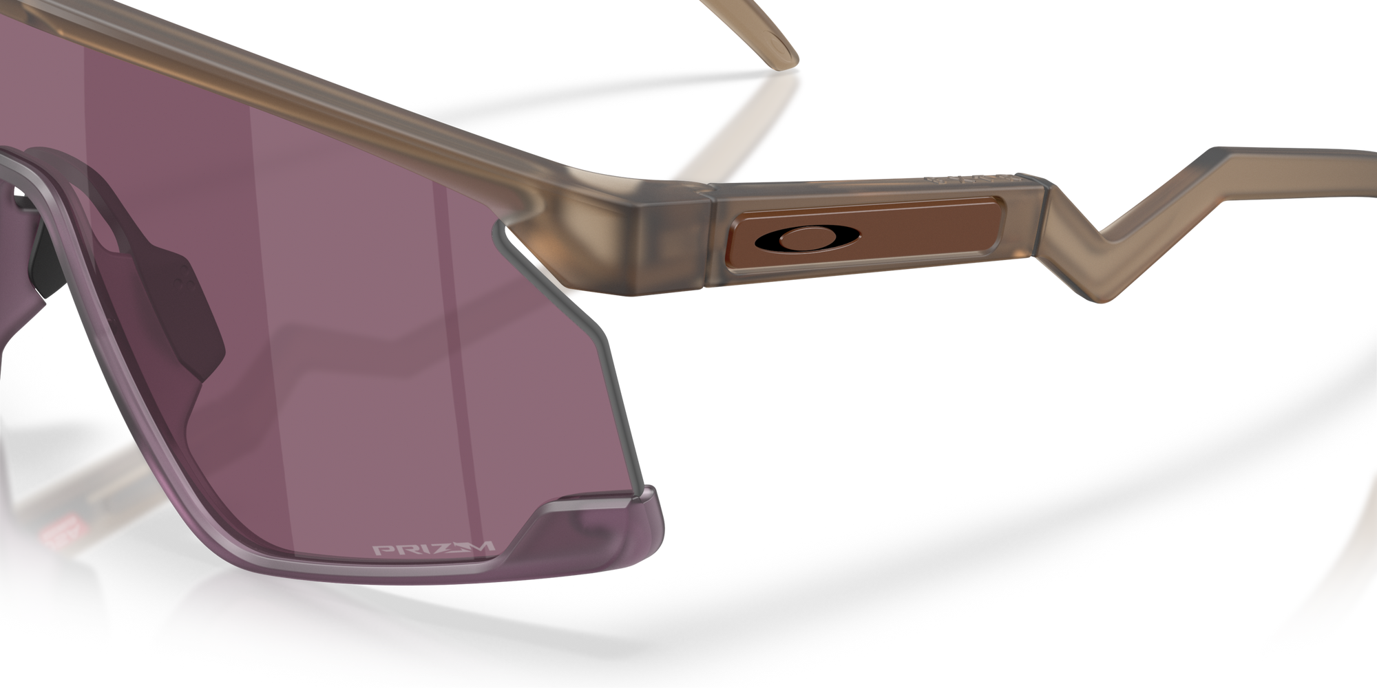 Oakley Okulary przeciwsłoneczne BXTR Obscura Collection Matte Brown Smoke/Prizm Road Black OO9280-22