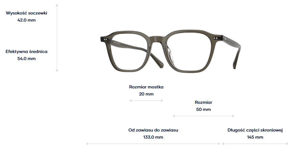 Oliver Peoples Okulary korekcyjne ARLLETT OV5620U-1820