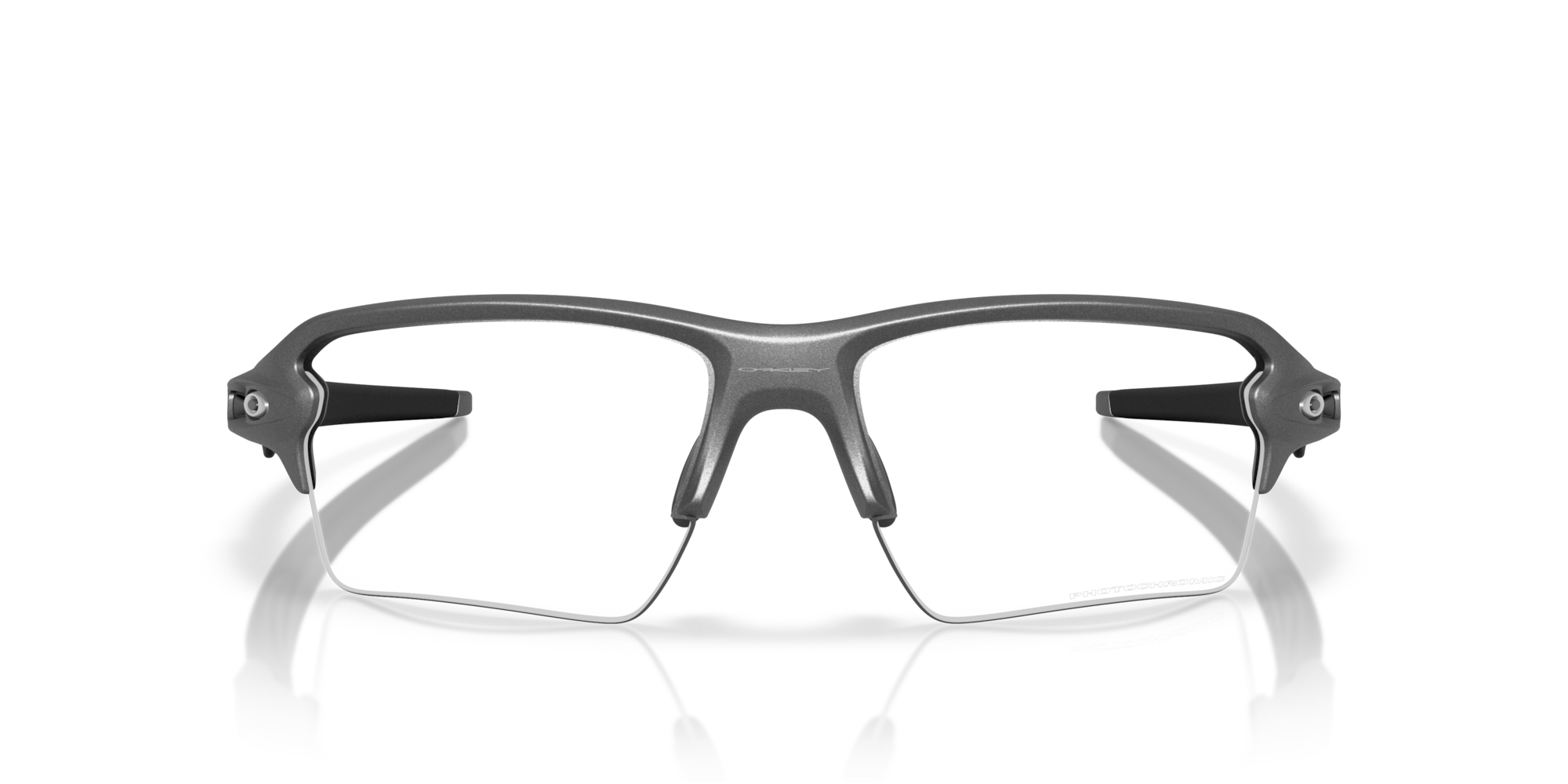 Oakley Okulary przeciwsłoneczne FLAK 2.0 XXL Steel / Clear to black iridium photochromic OO9488-07