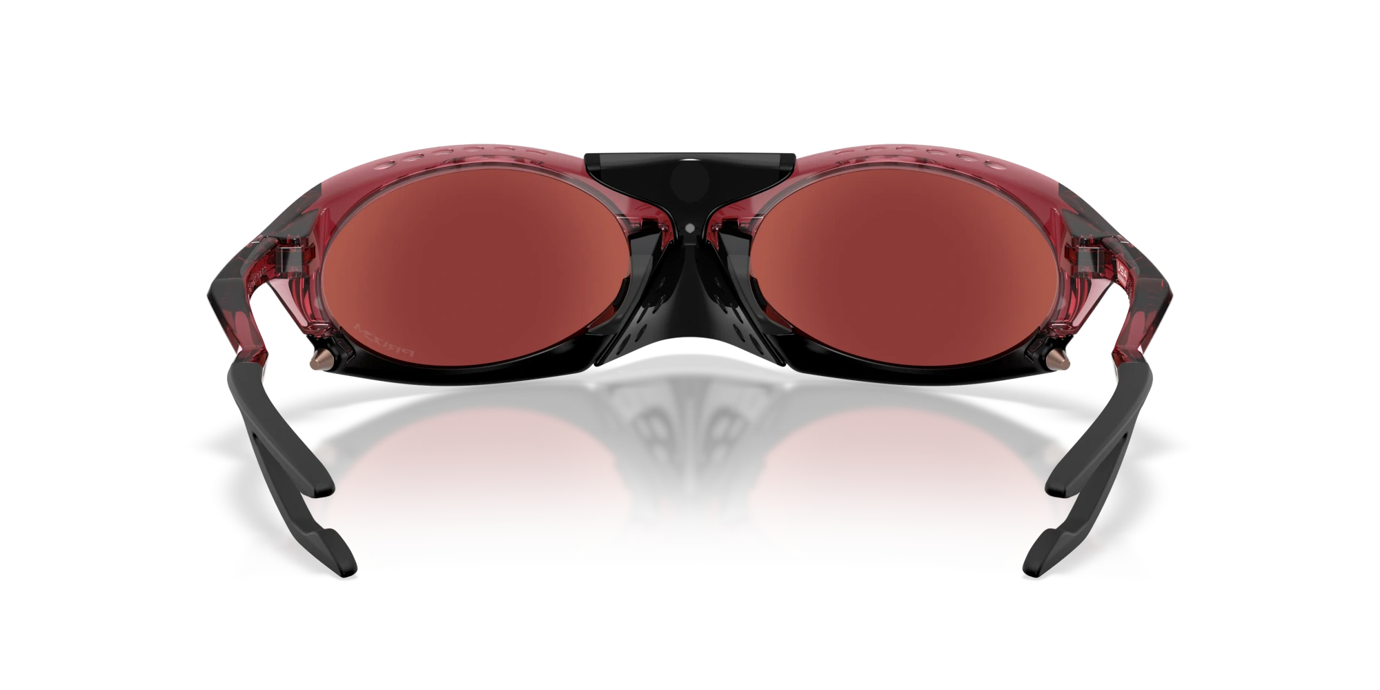 Oakley Sunglasses PLANTARIS Transparent Iron Red/Prizm Snow Black Iridium OO9437-16