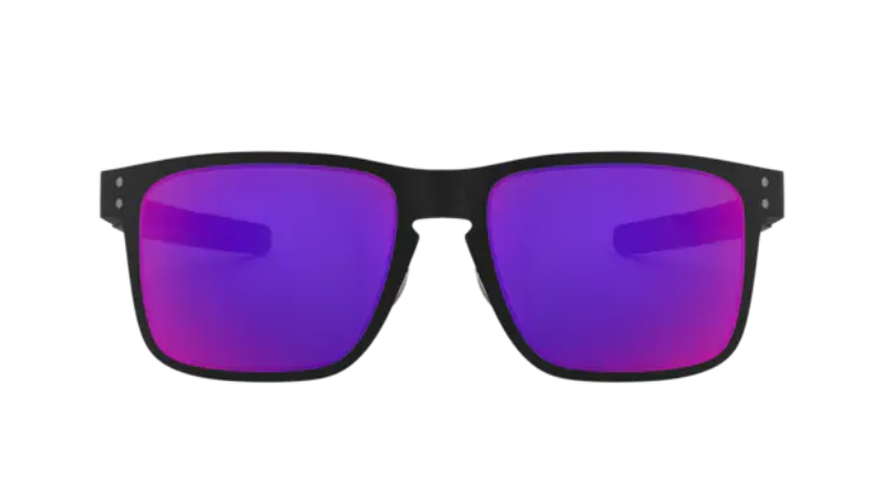 Oakley Okulary Przeciwsłoneczne HOLBROOK™ METAL Matte Black/Positive Red Iridium OO4123-02