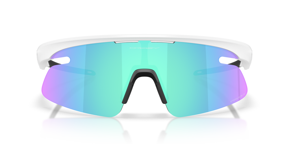 Oakley Okulary przeciwsłoneczne RSLV LITE Matte White / Prizm Sapphire OO9527D-04