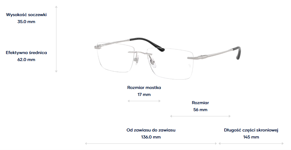 Ray-Ban Vista Okulary korekcyjne RX8781D-1002