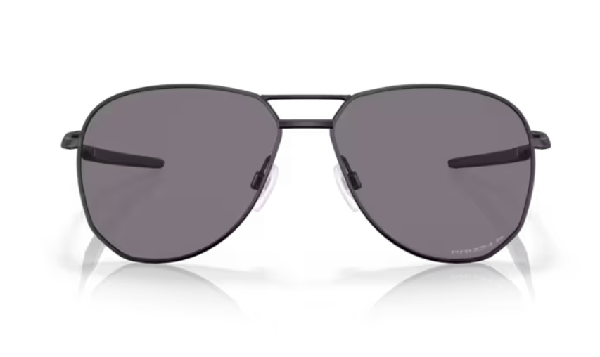 Oakley Okulary przeciwsłoneczne z polaryzacją Satin Black, Prizm Grey Polarized OO6050-01