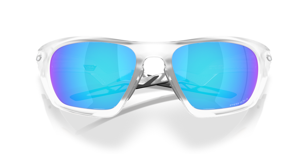 Oakley Okulary przeciwsłoneczne LATERALIS Matte Clear/Prizm Sapphire OO9431-06