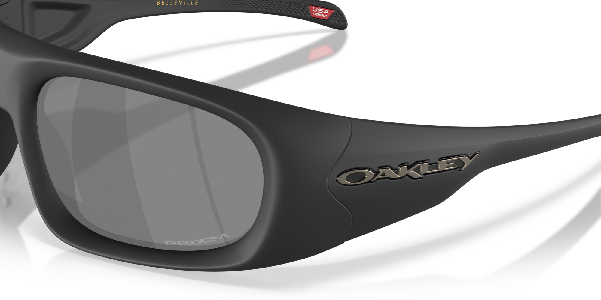 Oakley Okulary przeciwsłoneczne BELLEVILLE Black Suede/Prizm Black OO9491-06