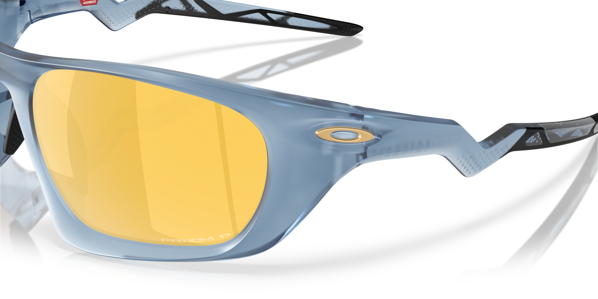 Oakley Okulary przeciwsłoneczne Lateralis Matte Transparent Abyss / Prizm 24k Polarized OO9431-15