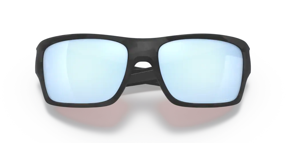 Oakley Okulary przeciwsłoneczne TURBINE Matte Black Camo, Prizm Deep Water Polarized OO9263-64