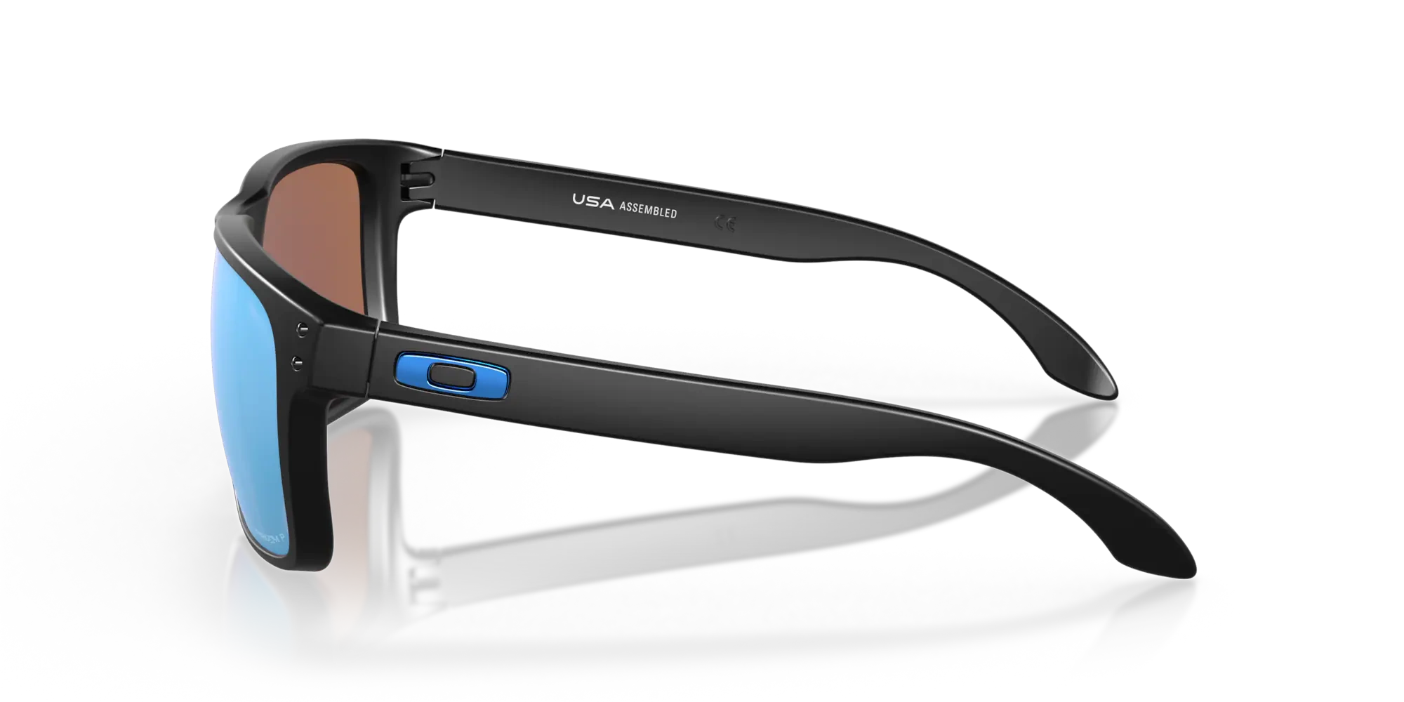 Oakley Okulary przeciwsłoneczne HOLBROOK XL Matte Black/Prizm Deep Water Polarized OO9417-25