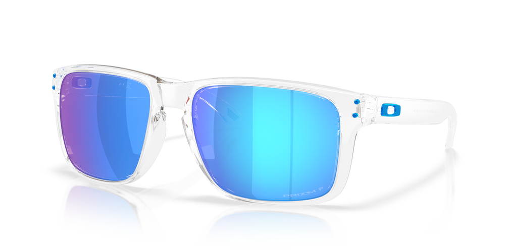 Oakley Okulary przeciwsłoneczne HOLBROOK XXL Polished clear / Prizm sapphire polarized OO9487-07