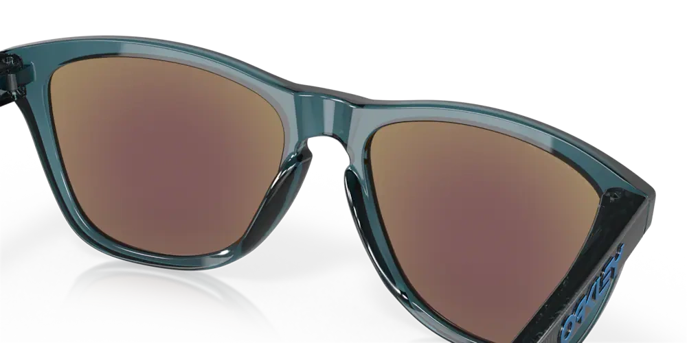 Oakley Sunglasses FROGSKINS Crystal Black / Prizm Sapphire Polarized OO9013-F6