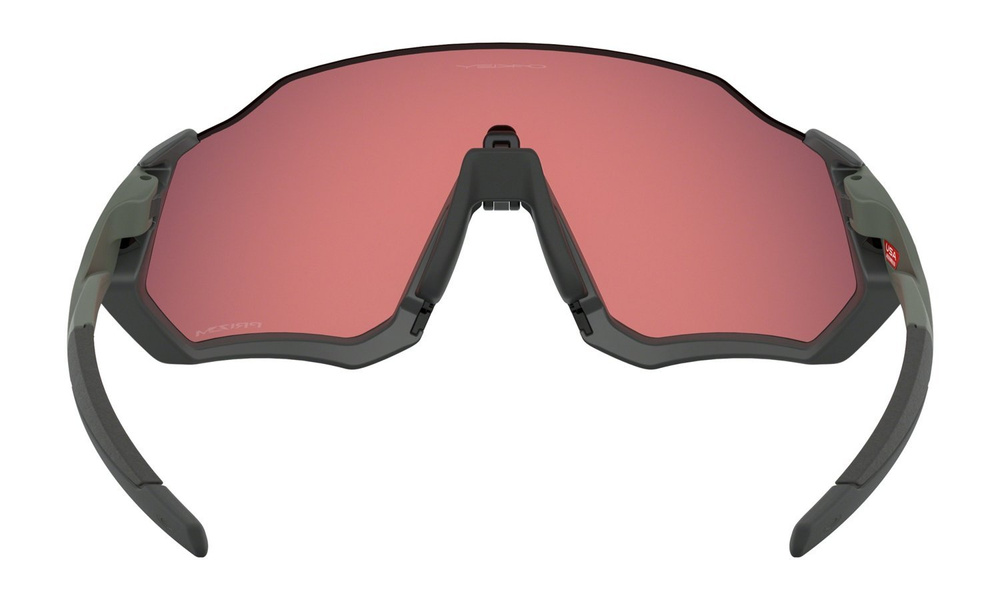 Oakley Okulary przeciwsłoneczne FLIGHT JACKET Matte Steel/Prizm Trail Torch OO9401-17