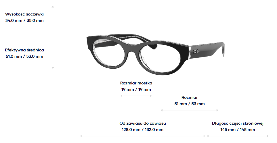 Ray-Ban Vista Optical frame RX5447-2034