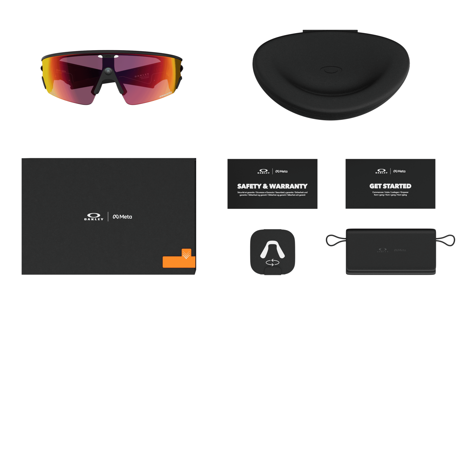 Oakley Meta Vanguard - sportowe okulary Meta AI z kamerą OW8001-09