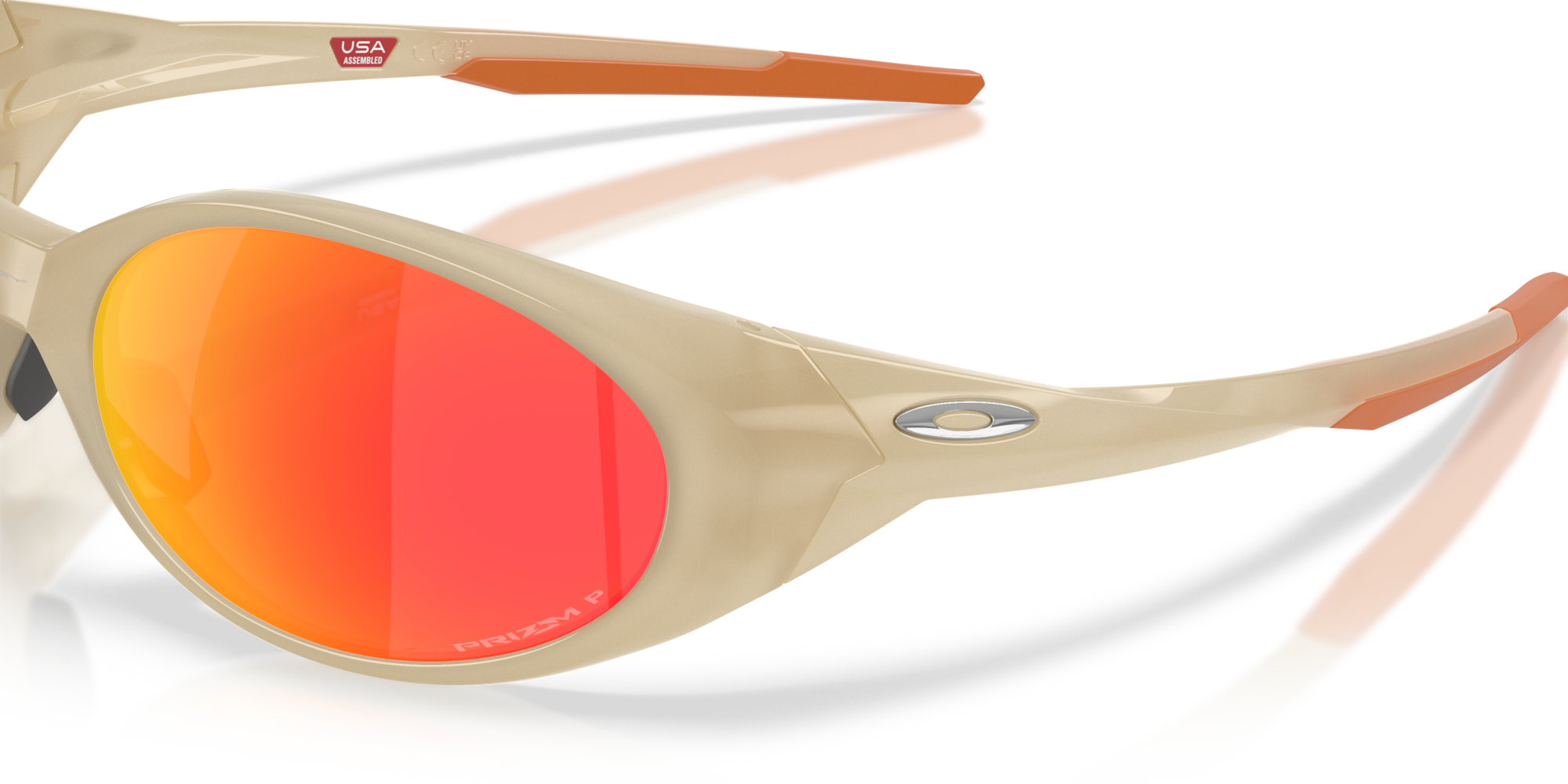 Oakley Okulary przeciwsłoneczne EYEJACKET REDUX Latitude Collection Sandstorm / Prizm Ruby Polarized OO9438-34