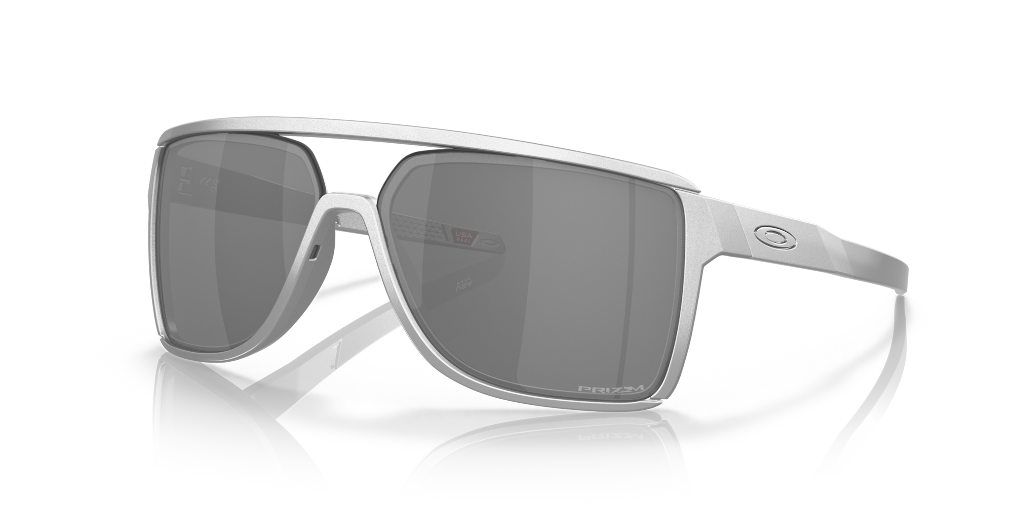 Oakley Sunglasses CASTEL X Silver / Prizm Black OO9147-07