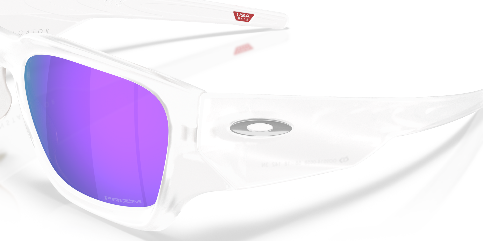 Oakley Okulary przeciwsłoneczne Instagator Matte Clear / Prizm Violet OO9514-06