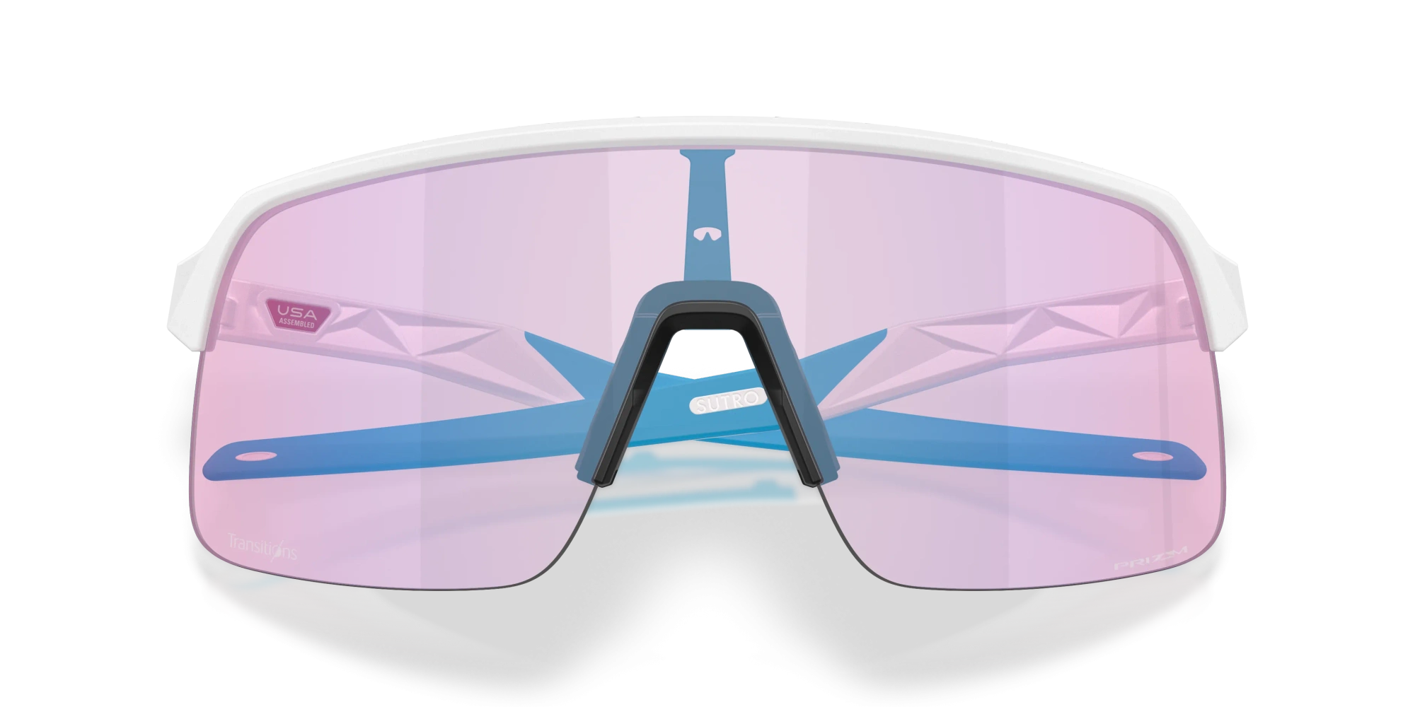 Oakley Sunglasses SUTRO LITE Matte White/Prizm Transitions Cobalt OO9463-C9