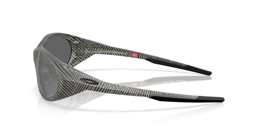 Oakley Okulary przeciwsłoneczne EYEJACKET REDUX Matt grey ink fingerprint / Prizm black OO9438-27