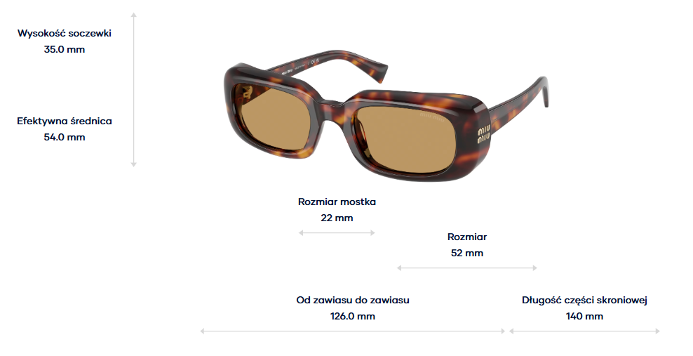 Miu Miu Sunglasses MU B13S-27L10Y
