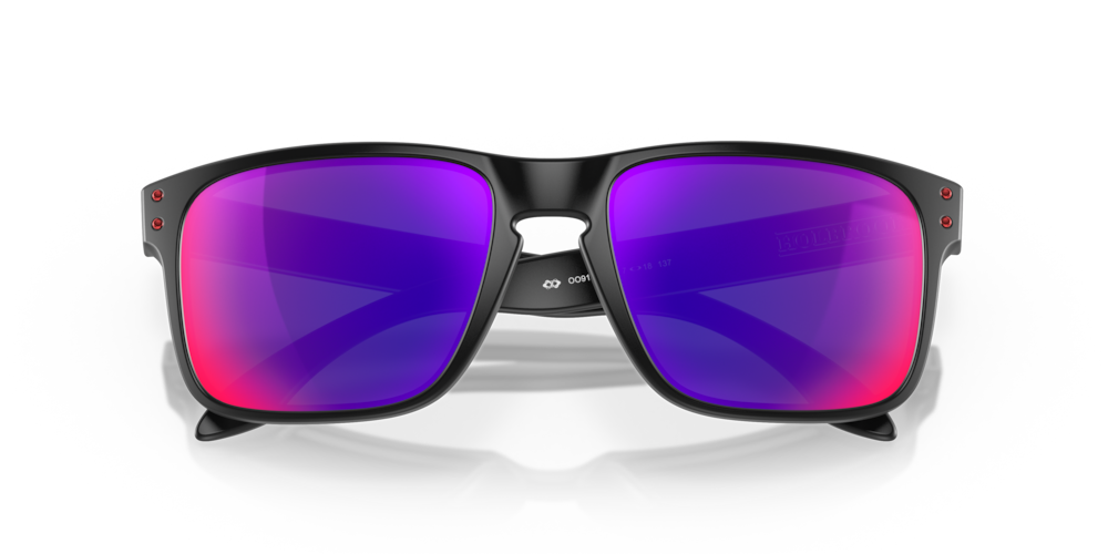 Oakley Okulary Przeciwsłoneczne HOLBROOK Matte Black/Positive Red Iridium OO9102-36