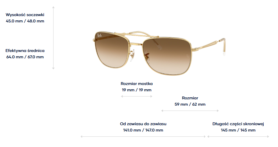 Ray-Ban Sunglasses RB3755-001/51