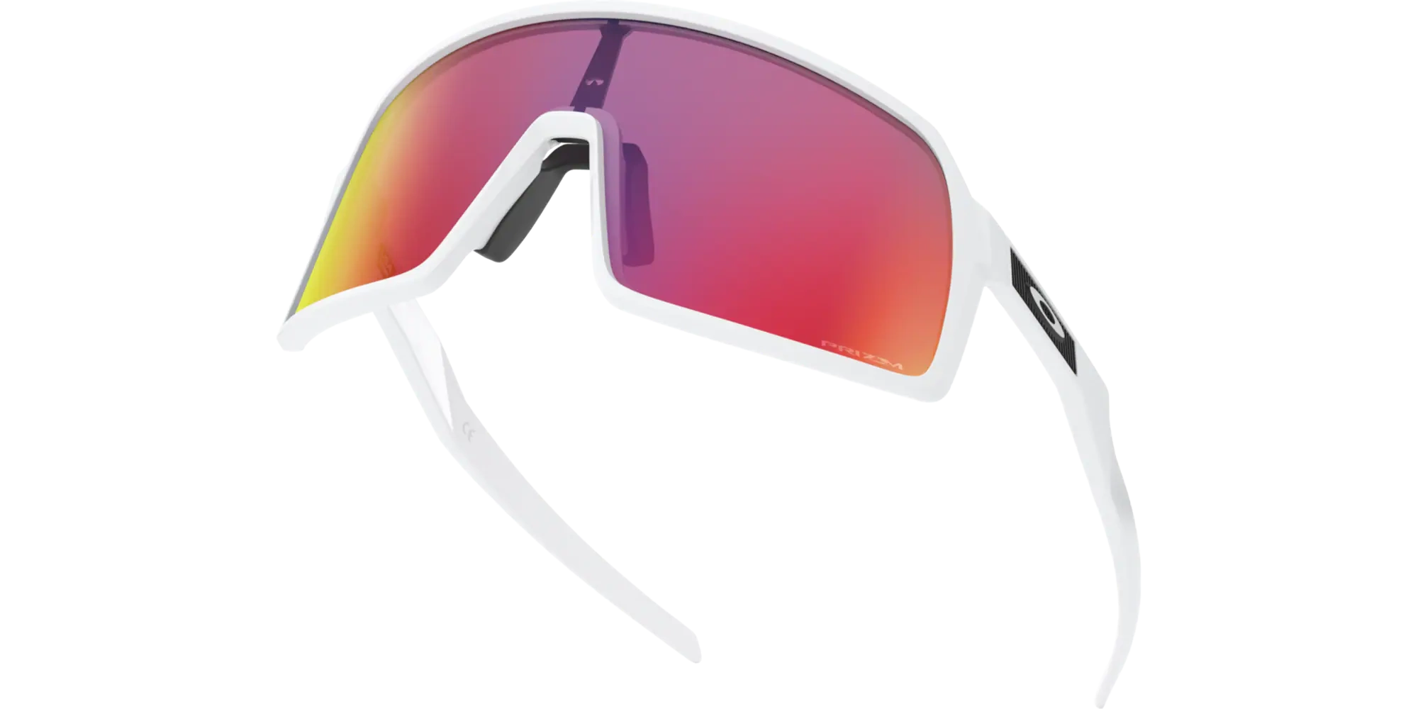 Oakley Okulary przeciwsłoneczne SUTRO S Matte White/Prizm Road OO9462-05