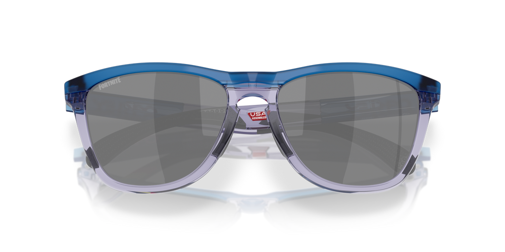 Oakley Okulary przeciwsłoneczne Matte Transparent Blue /Prizm Black FROGSKINS RANGE OO9284-16