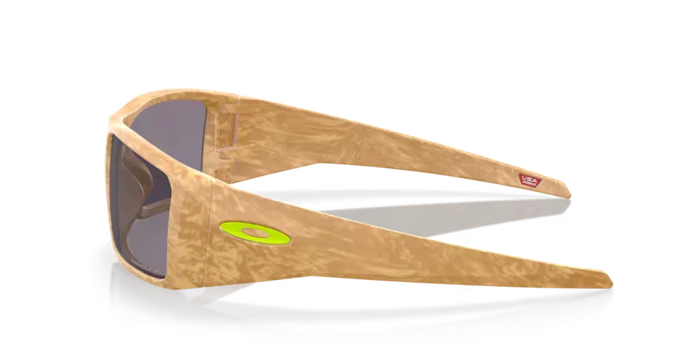 Oakley Okulary przeciwsłoneczne HELIOSTAT  Coalesce Collection Matte Stone Desert Tan / Prizm Grey Polarized OO9231-17