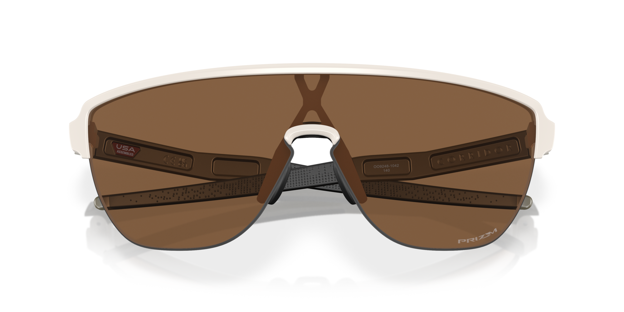 Oakley Okulary przeciwsłoneczne CORRIDOR Corridor Latitude Collection Matte Warm Grey/Prizm Bronze OO9248-10