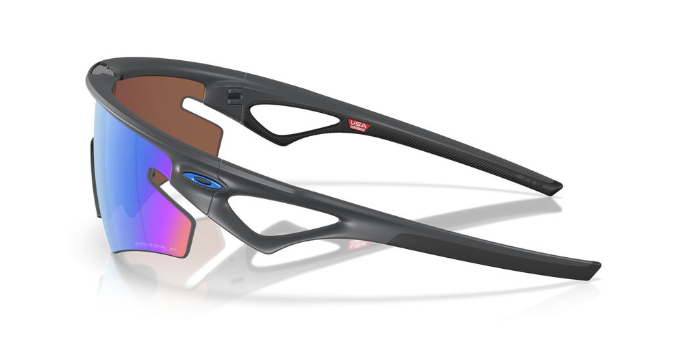 Oakley Okulary przeciwsłoneczne Sphaera Slash Matte Carbon / Prizm Deep Water Polarized OO9499-11