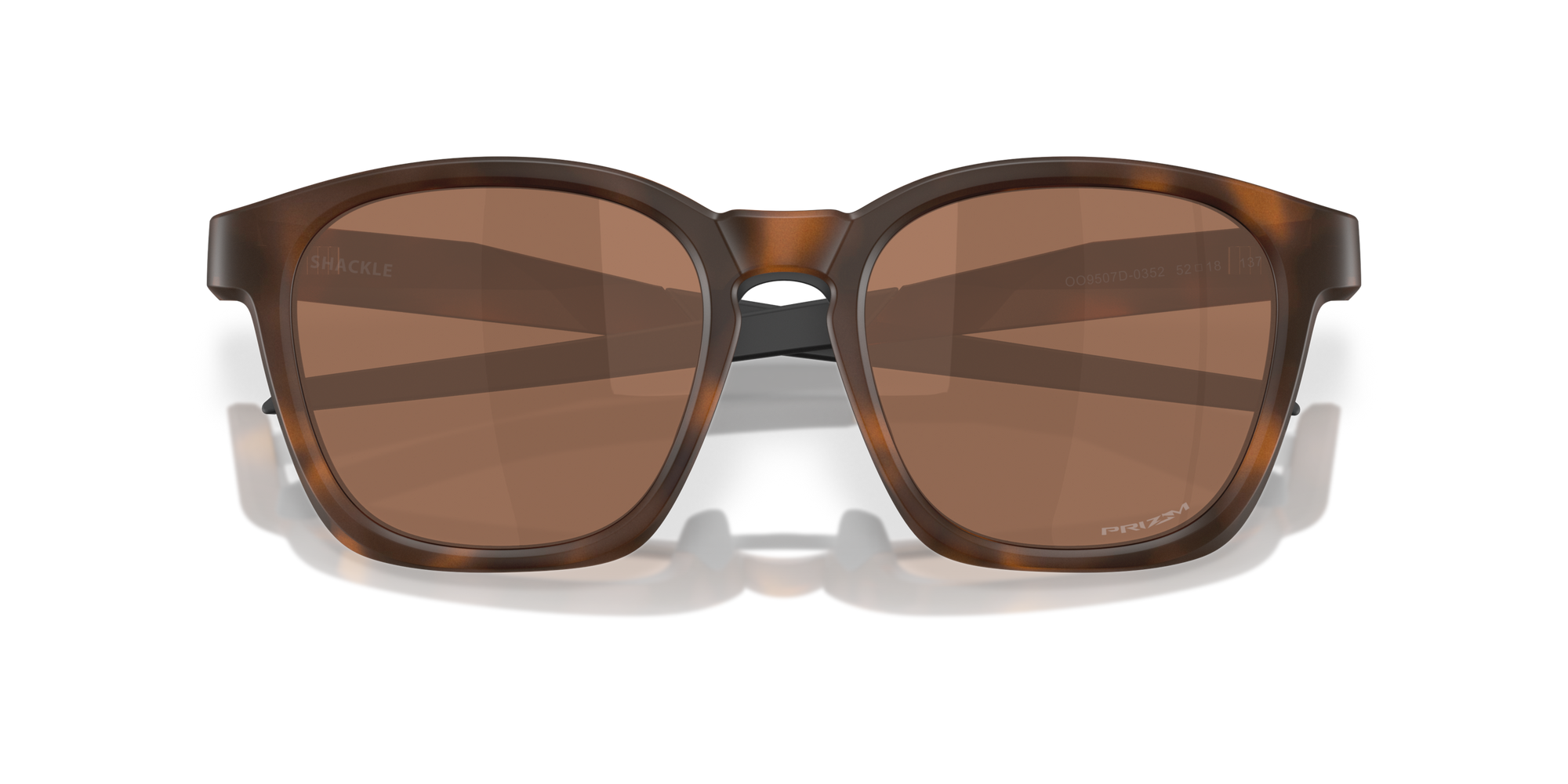 Oakley Okulary przeciwsłoneczne SHACKLE Matte Brown Tortoise / Prizm Tungsten OO9507D-03
