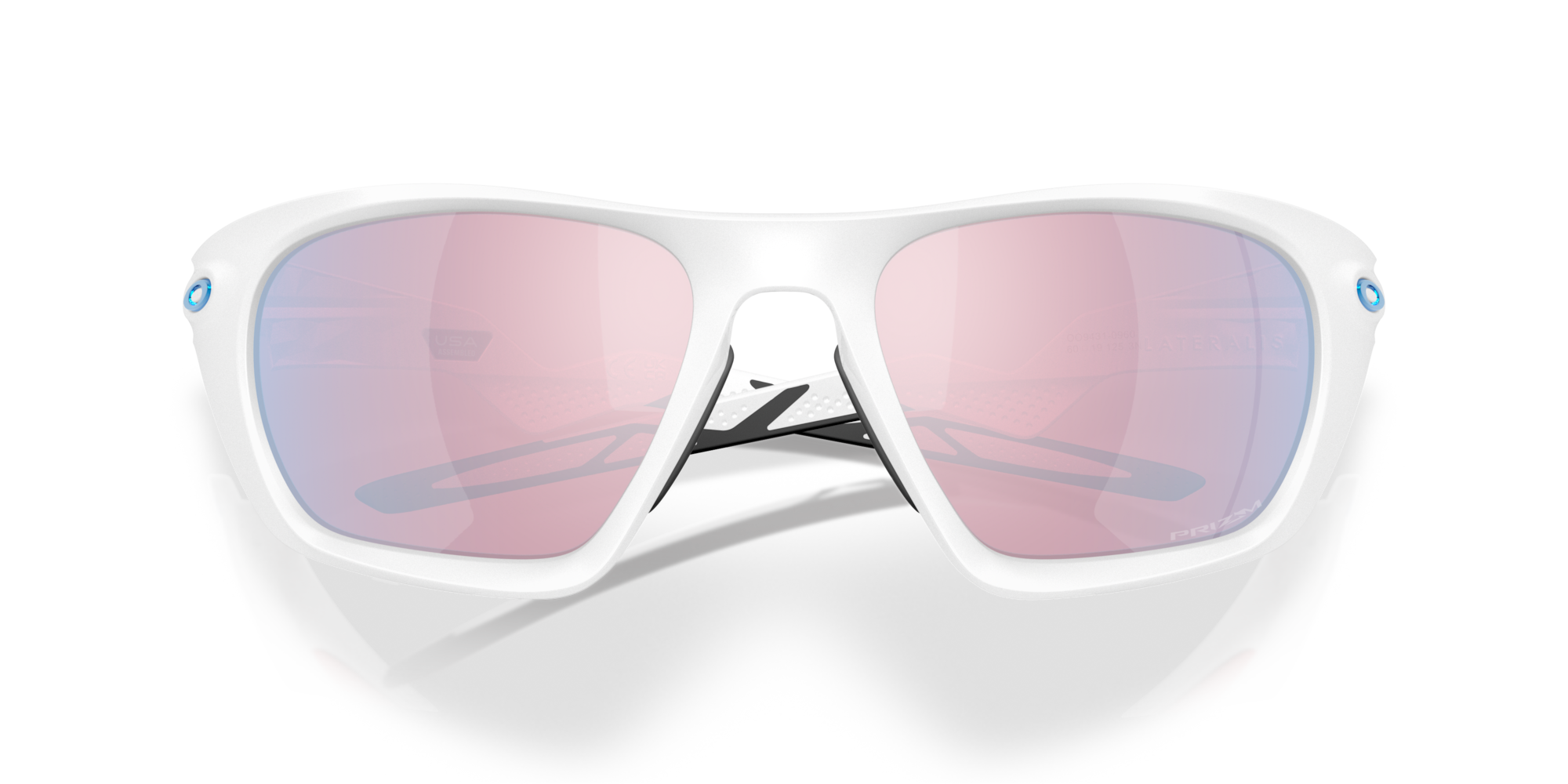 Oakley Okulary przeciwsłoneczne LATERALIS Matte White/Prizm Snow Sapphire OO9431-09
