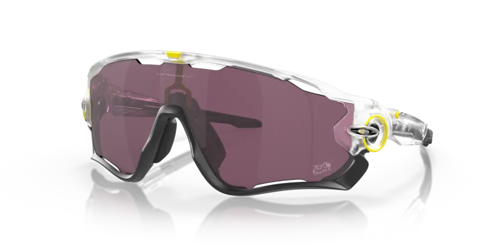 Oakley Okulary przeciwsłoneczne JAWBREAKER Tour de France 2022 Matte Clear/Prizm Road Black OO9290-72